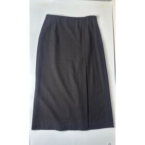 Ann Taylor 100% Wool fully lined a-line midi Skirt